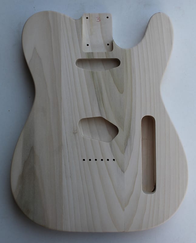 AMERICAN MADE TELE VINTAGE STYLE BODY - RIGHT HANDED - POPLAR 715 image 1