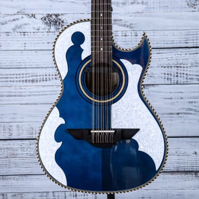 H. Jimenez Bajo Quinto El Patron Series Acoustic-Electric | Blue for sale