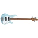 Sterling by Music Man Ray35HH 5-String StingRay5 Bass Guitar, Daphne Blue
