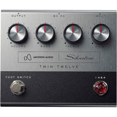Jackson Audio 1484 Twin Twelve Preamp/Booster/EQ/Overdrive Effects Pedal Silver and Black for sale