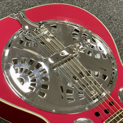 Regal San Francisco Resonator Guitar  - Red image 12