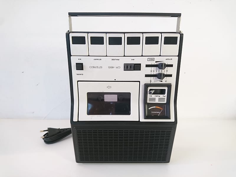 Grundig CR 485a Portable Cassette Tape Recorder Player Germany 1970s
