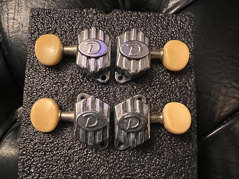 Danelectro “D” Bass Tuning Gears Tuners 1990’s First Reissue Reverb
