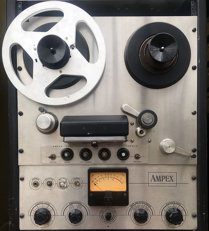 Ampex 351-1 full track mono – 15 / 7.5 ips NAB reel to reel tape recorder  100% operational