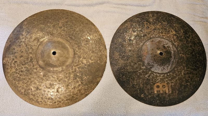 Meinl 14" Byzance Extra Dry Hi-Hat Cymbals (Pair) 2007 - Present - Unlathed image 1