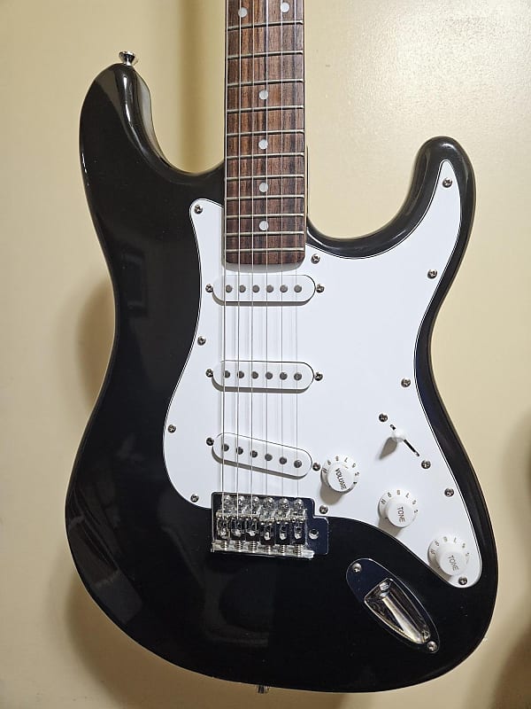 used Academy Strat Style Electric Guitar