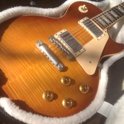 '03 Gibson Les Paul Standard Premium Plus ? AAAA Flame FlameTop Honey Burst With HSC And Manual Etc. image 14