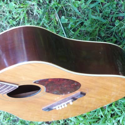Kay  kay  6100 x braced spruce top acoustic project  1950's natural image 5