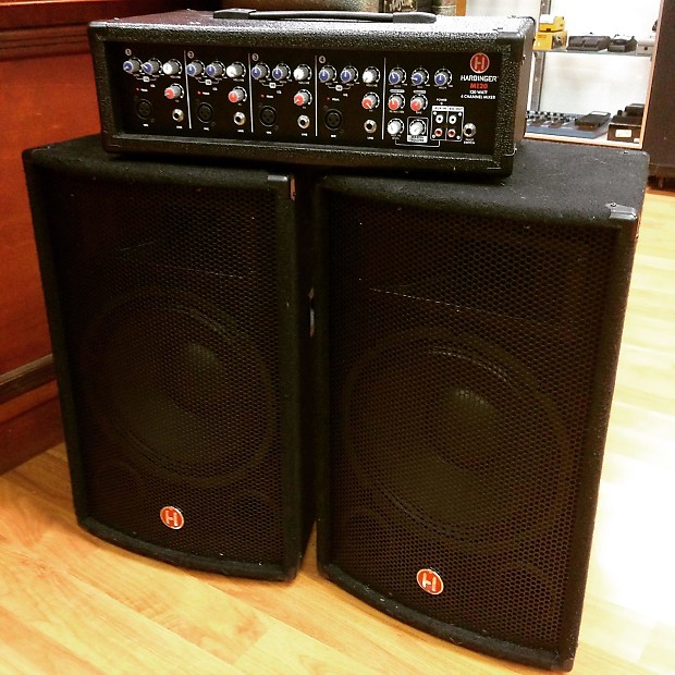 Harbinger Ha120 Head And Speakers Reverb