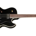 Guild Starfire III Black Electric Guitar with Vibrato - Hard Case - Blem #N443