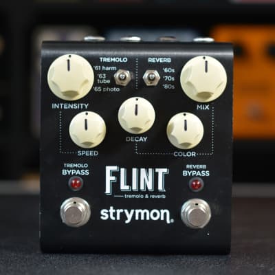 Strymon Flint トレモロ & リバーブ v1 Strymon Flint V1 Reverb & Tremolo Effect Pedal w/ Box - Used