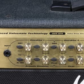 Marshall AVT275 2x12 Combo Guitar Amp w/ Footswitch, Works Great! Amplifier #29533 image 5