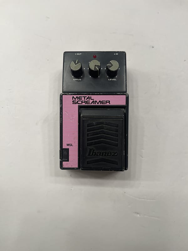 ギター Ibanez MSL l screamer msl TS Ibanez MSL Metal Screamer TS Overdrive Pedal Used Tested