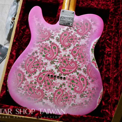 2018 Fender Custom Shop Limited Edition 50's Thinline Telecaster Relic-Pink Paisley. image 18