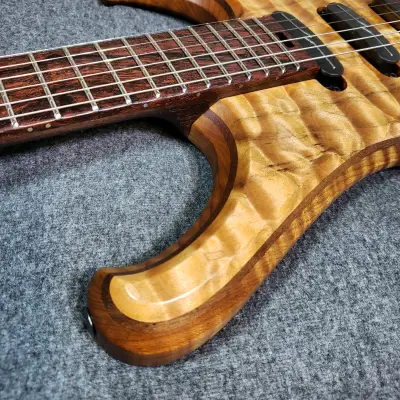 Barlow Guitars  Heron 2023 Chocolate Maple / Madagascar Rosewood image 15