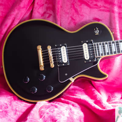 2008 Edwards E-LP-85CD Les Paul Custom - Ebony - Duncan Pickups - Made In  Japan | Reverb Brazil