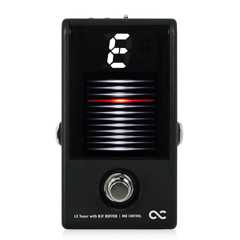 One Control LX Tuner with BJF Buffer OC-LT - Effects Pedal Tuner for Electric Guitar & Bass - NEW! image 1