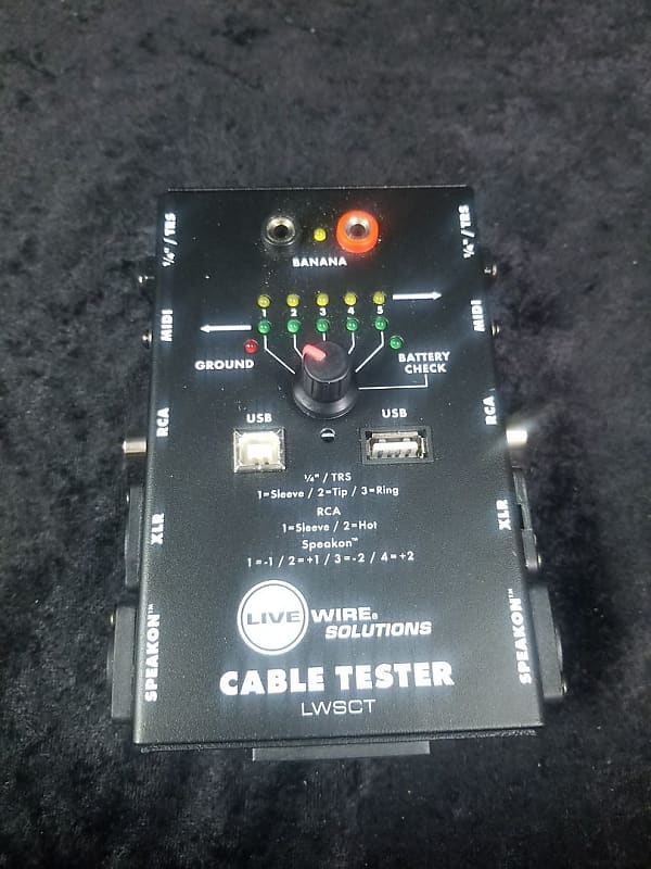 Livewire LWCST Cable Tester Active Direct Box (Nashville, Reverb