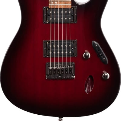 Ibanez S521 S Standard Series Electric Guitar, Blackberry Sunburst image 2