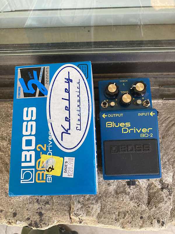 Keeley Boss Bd2 Freak Fuzz Mod Blue electric guitar