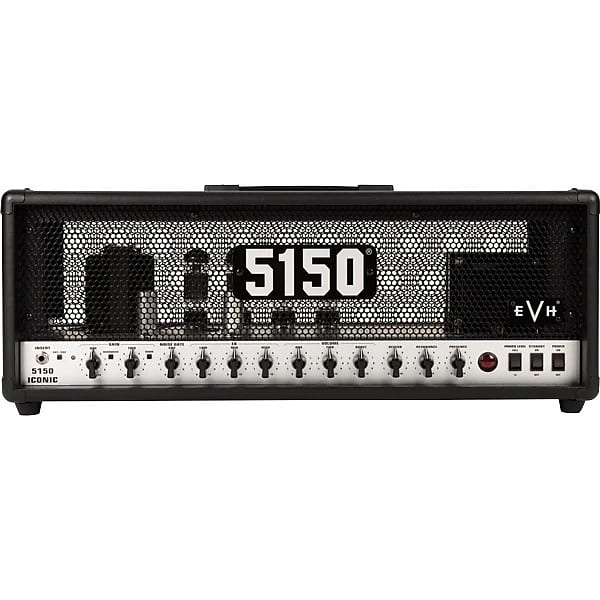 EVH 5150 Iconic Series 80W Electric Guitar Amplifier Head Amp Head All Tube Black NEW image 1