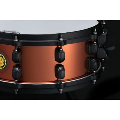 Tama Ronald Bruner Signature Walnut/Steel Hybrid Snare Drum 14x5.5 image 7