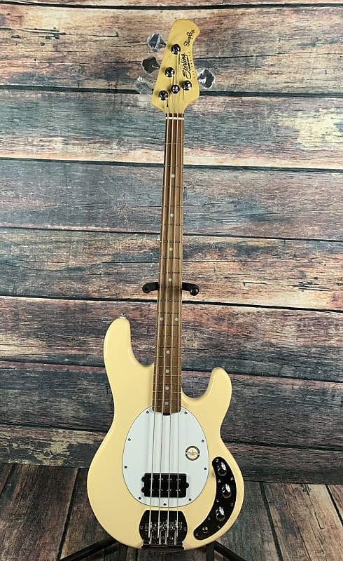 Sterling by Music Man StingRay Ray4 Electric Bass - Vintage Cream