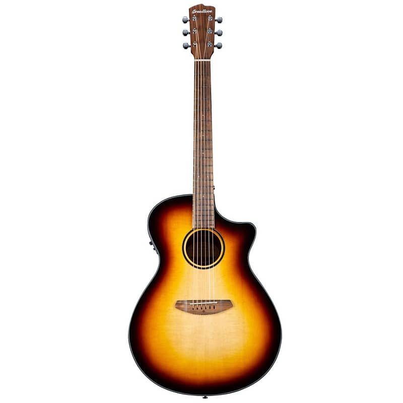 Breedlove Discovery Concerto Acoustic Electric Solid Top Guitar, Edgeburst image 1