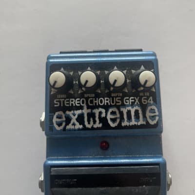 DOD Digitech GFX64 Stereo Analog Chorus Extreme Rare Guitar Effect Pedal + Box image 3