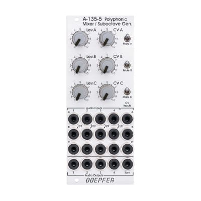 Doepfer A-135-5 Polyphonic Mixer + Suboctave Generator image 1
