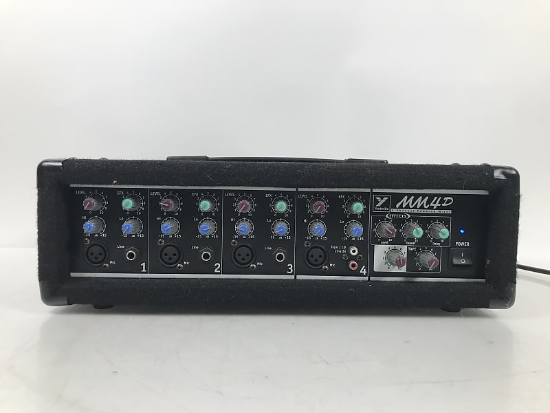 yorkville mm4 4 channel powered mixer