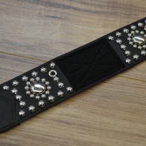 PAUL STANLEY STAGE USED GUITAR STRAP WITH PHOTOGRAPHS •