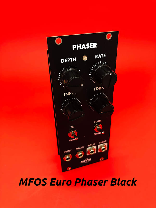 mfos euro phaser smt, black version synthCube assembled, Reverb