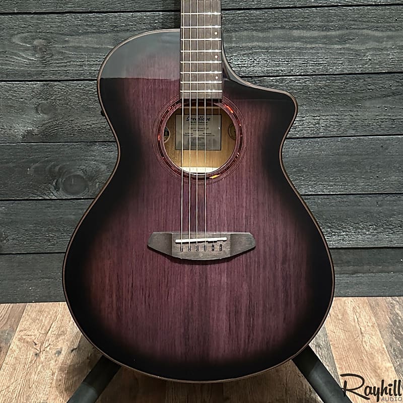 Breedlove Pursuit Exotic S Concert CE LTD Blackberry Reverb