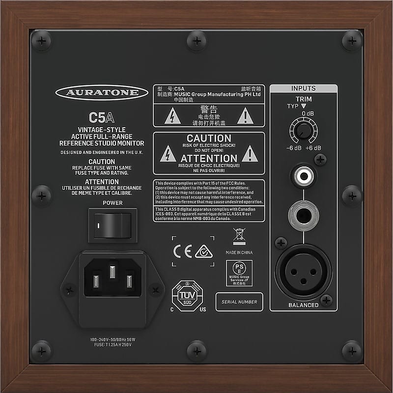 Behringer C5A Vintage-Style 30 Watt Active Full Range | Reverb Behringer C5A Vintage-Style 30 Watt Active Full Range | Reverb