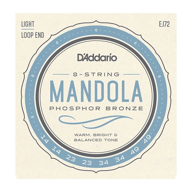 D'Addario Phosphor Bronze Mandola Strings; 14-49 loop end image 1