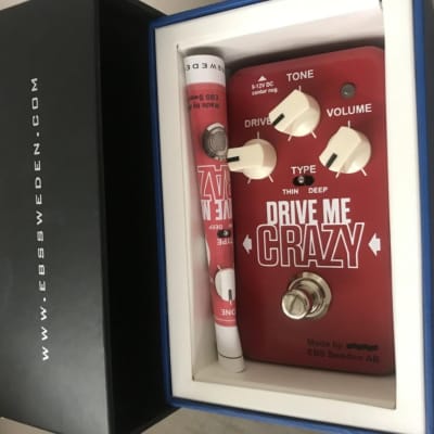 EBS Drive Me Crazy Distortion/Overdrive Pedal for sale