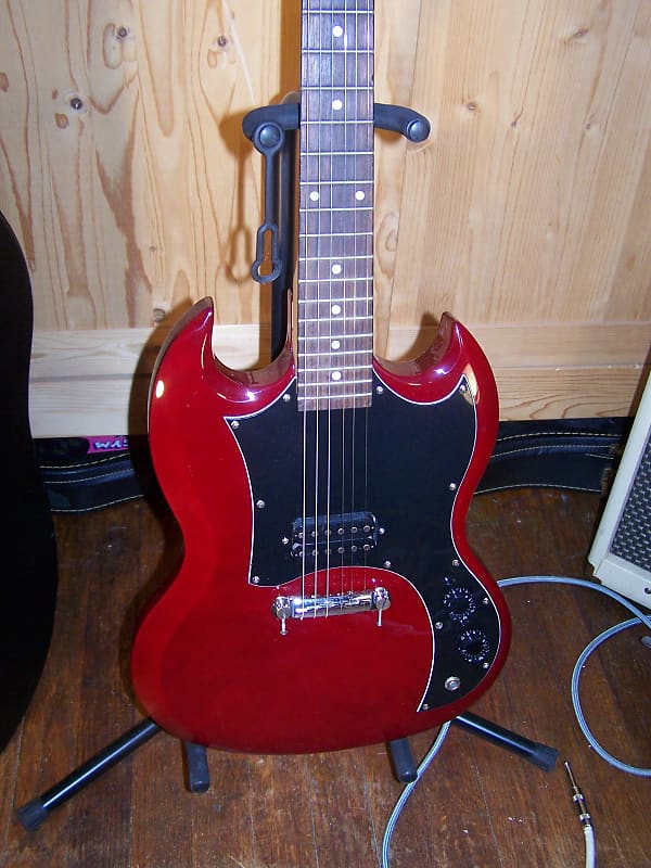 Maestro by Gibson, SG Style Electric Guitar, Red Finish