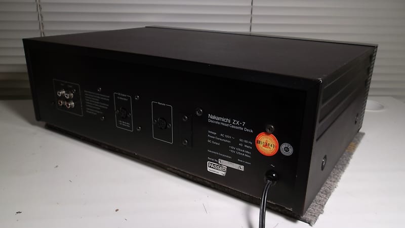 1981 Nakamichi ZX-7 Stereo Cassette Deck New Belts & Serviced 07-2021  Excellent Condition #056