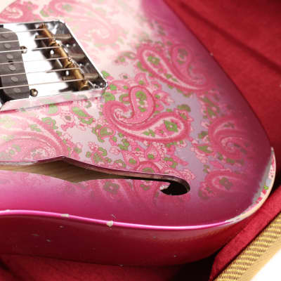 Fender Custom Shop Limited Edition 50's Thinline Telecaster Relic Pink Paisley image 8