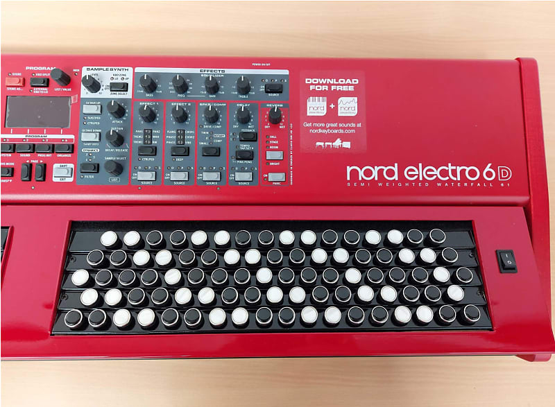 RARE ! Nord Electro 6D w/ Custom Chromatic Keyboard image 1
