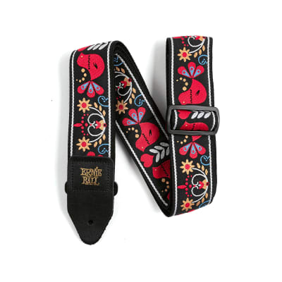 Ernie Ball EB5341 Jacquard Guitar Strap - Black Checkers (NEW