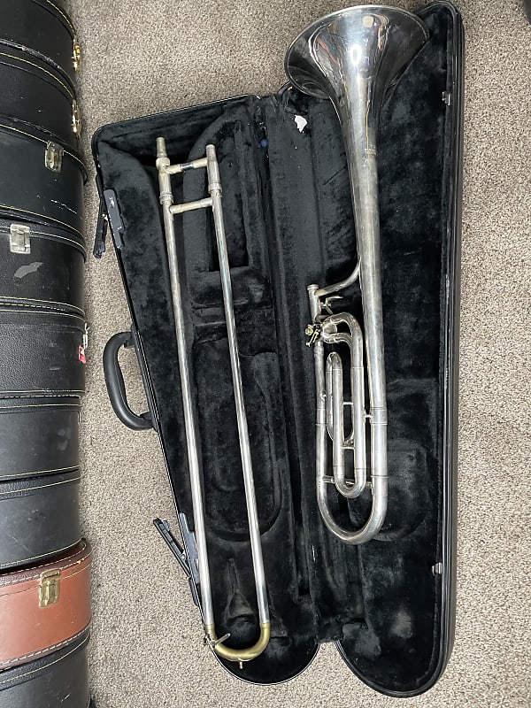 King concert 3b ftrigger trombone silver Reverb