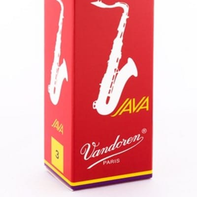 Vandoren JAVA Red Tenor Saxophone Reeds (3)(New) image 1