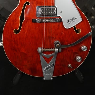 Gretsch 7660 Nashville Chet Atkins 1975 - Cherry Red w/ Original Case image 6