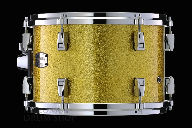 Yamaha Absolute Hybrid Maple 8 x 7 Tom - Gold Champagne Sparkle - NEW - IN STOCK! image 1