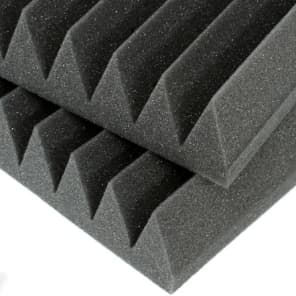 Auralex 2 inch Studiofoam Wedgies 1x1 foot Acoustic Panel 24-pack - Charcoal image 5