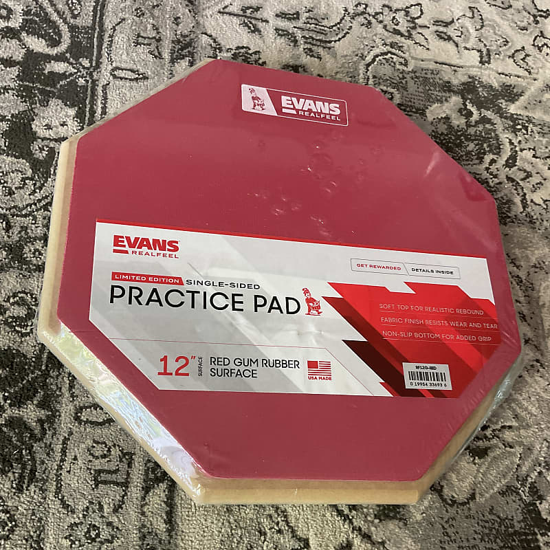 Evans Limited Edition SINGLE-Sided Practice Pad 12”