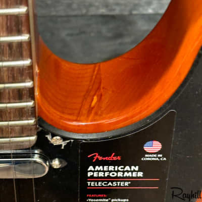 Fender American Performer Telecaster USA Electric Guitar - Honey Burst image 12