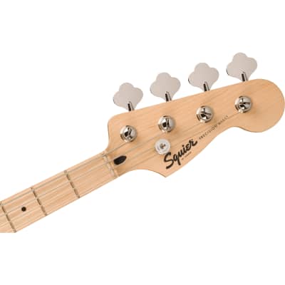 Squier Sonic Precision Bass, Maple Fingerboard, White Pickguard, 2-Color Sunburst image 5